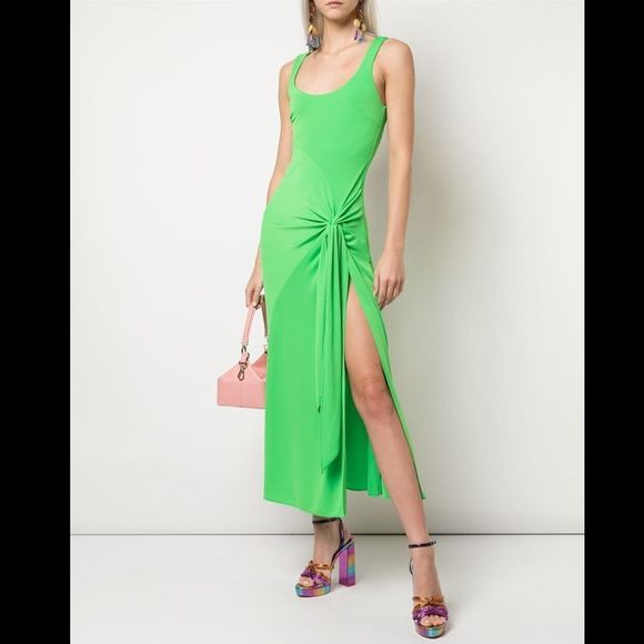 cinq a sept Dresses & Skirts - CINQ A SEPT
Green Vera Knot Detail Dress
